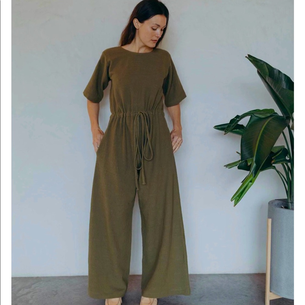 NWOT Esby Duffy Jumpsuit in Loden